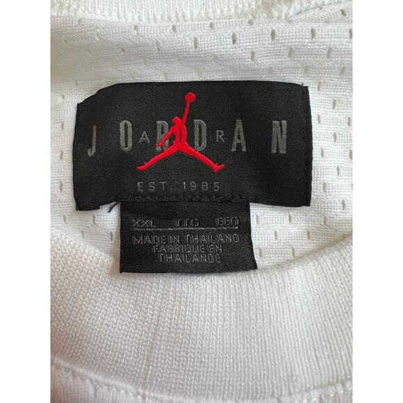 Nike Jordan Air Jumpman Mesh Jersey Wings Men's Tank White BQ8479 100 Size 2XL - Picture 4 of 15